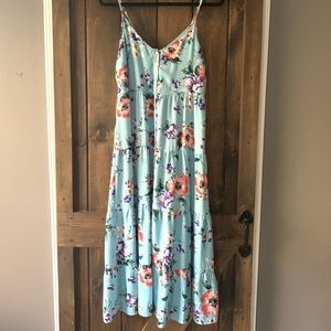 Floral Print Maxi Dress